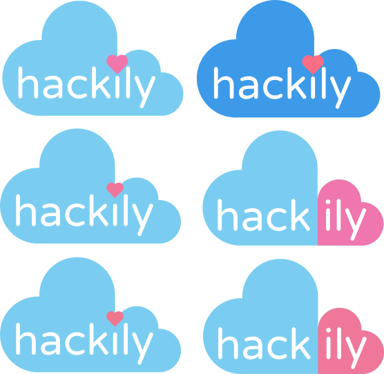 Rapid prototyping the Hackily logo